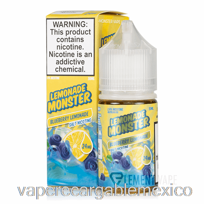 Vape Recargable Limonada De Arándanos - Sales Monstruo De Limonada - 30ml 48mg